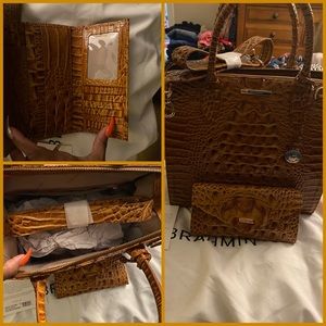 Brahmin Melbourne Set (Dark Rum)